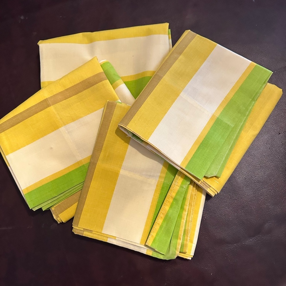 4 vintage pillow cases